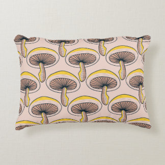 Almofada Decorativa Jardim do Cogumelo: Padrão Natural da Vintagem