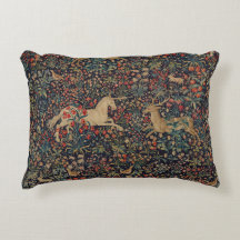 Jardim Floral Medieval do Unicorn Stag Deer Midnig