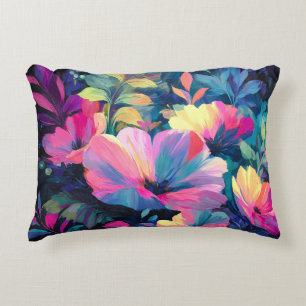 Almofada Decorativa Jardim Floral Primavera de Flor de Flor Rush