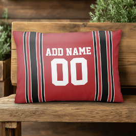 Almofada Decorativa Jersey desportivo com número de nome personalizado