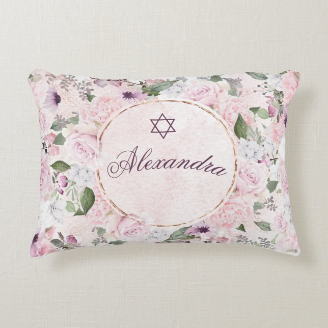 Almofada Decorativa Jewish Baby Naming Religião (Frente)