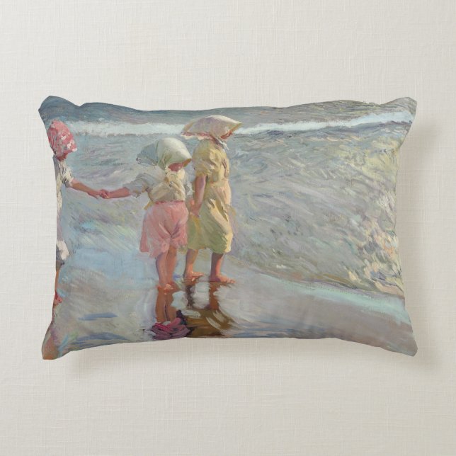 Almofada Decorativa Joaquin Sorolla - As Três Irmãs (Frente)