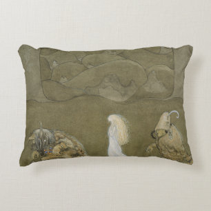 Almofada Decorativa John Bauer - A Princesa e os Troll