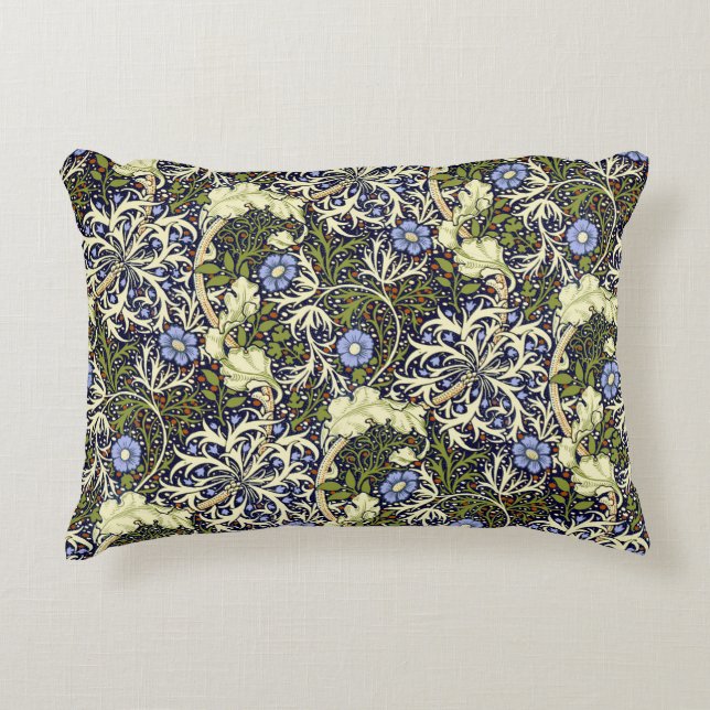Almofada Decorativa John Henry Dearle Seaweed Pattern (Frente)