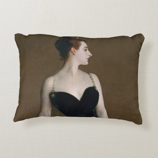Almofada Decorativa John Singer Sargent Madame X Retrato Clássico (Verso)