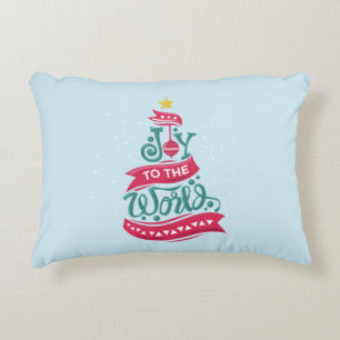 Almofada Decorativa Joy para a tipografia da citação mundial de Nata