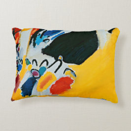 Almofada Decorativa Kandinski Impressão III Concerto Pintura Abstrata