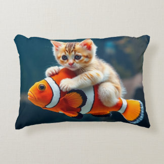 Almofada Decorativa Katze auf Clownfish