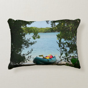 Almofada Decorativa Kayaking em Ruas. Thomas Ilhas Virgens dos EUA