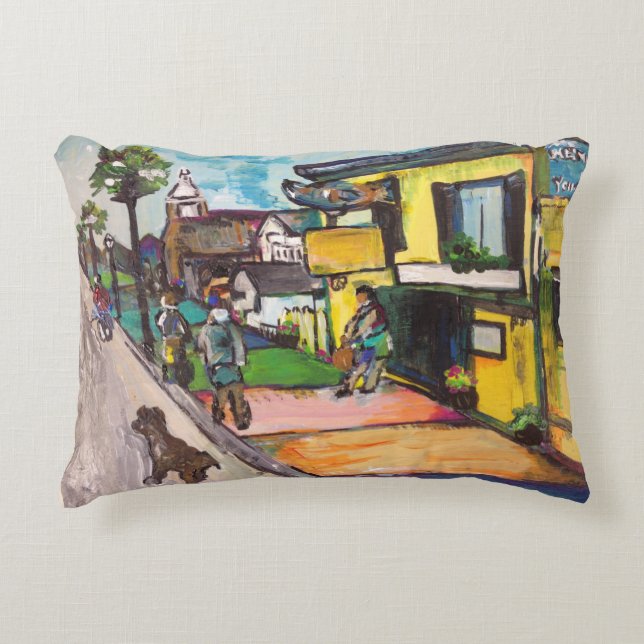 Almofada Decorativa Key West Painting (Frente)
