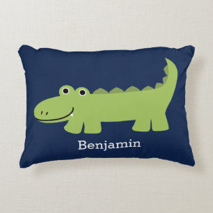 Almofada Decorativa Kids de Alligador de Cute