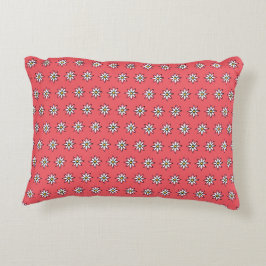 Almofada Decorativa KiniArt Floral Coral