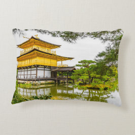 Almofada Decorativa Kinkaku-ji, o pavilhão de ouros, Kyoto