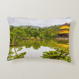 Almofada Decorativa Kinkaku-ji Ou Pavilhão E Pond Do Ouro, Quioto