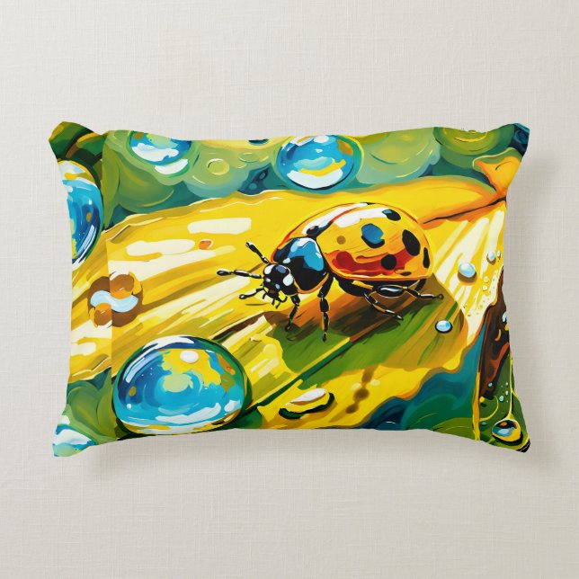 Almofada Decorativa Ladybug (Frente)