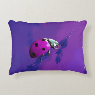 Almofada Decorativa Ladybug Roxo
