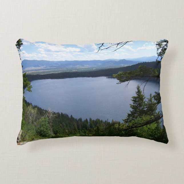 Almofada Decorativa Lago Phelps I no Parque Nacional Grand Teton (Frente)