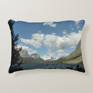 Almofada Decorativa Lago Saint Mary II no Parque Nacional Glacier