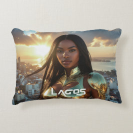 ALMOFADA DECORATIVA LAGOS - NIGERIA - SUPERHERO