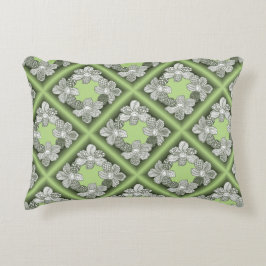 Almofada Decorativa Lei de Flor Desenhada à Mão Escolhe Qualquer Cor