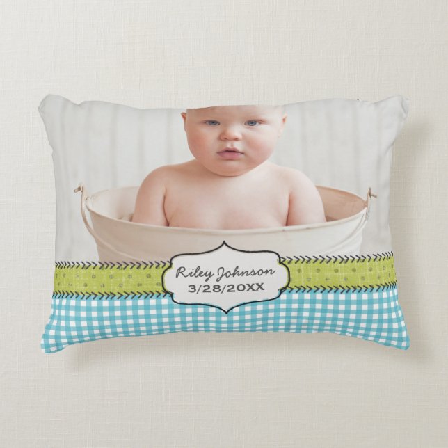 Almofada Decorativa Lembrança feita sob encomenda do nome e do (Frente)