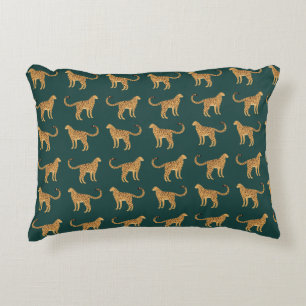 Almofada Decorativa leopardo verde