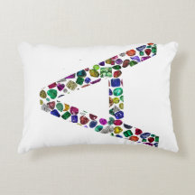 Letra inicial A em Gemstone Floral Design