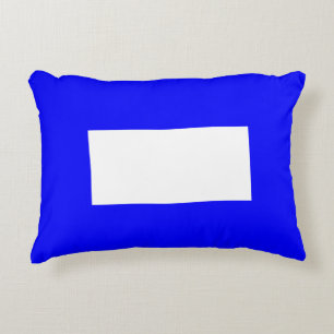 Almofada Decorativa Letra P da Bandeira de Sinalização (Papa)