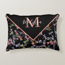 Almofada Decorativa libélulas coloridas personalizadas