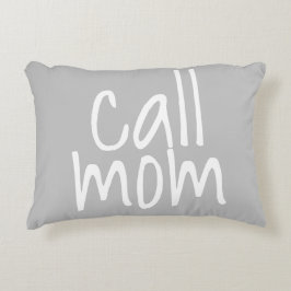 Almofada Decorativa Ligue para a mãe SMS, Travesseiro decorativo da mã