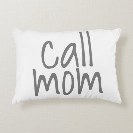 Almofada Decorativa Ligue para a mãe SMS, Travesseiro decorativo da mã