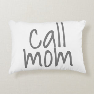 Almofada Decorativa Ligue para a mãe SMS, Travesseiro decorativo da mã
