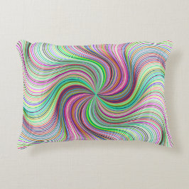 Almofada Decorativa Linhas arco-íris