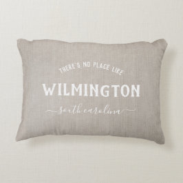 Almofada Decorativa Linn Russo Não há lugar como o Home Burlap