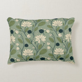 Almofada Decorativa Lírios Art Nouveau