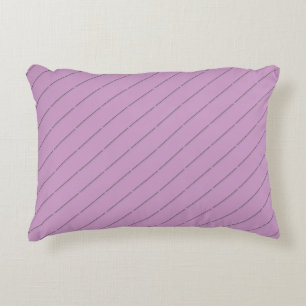 Almofada Decorativa Listra Diagonal Moderna