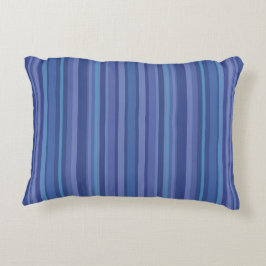 Almofada Decorativa Listra Roxa Azul Moderna