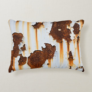 Almofada Decorativa Listras Brancas Corrodadas