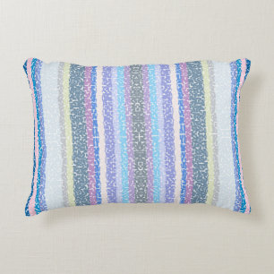Almofada Decorativa Listras multicoloridas