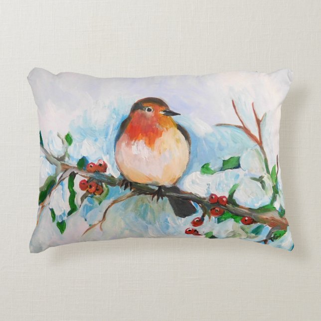 Almofada Decorativa Little Robin (Frente)