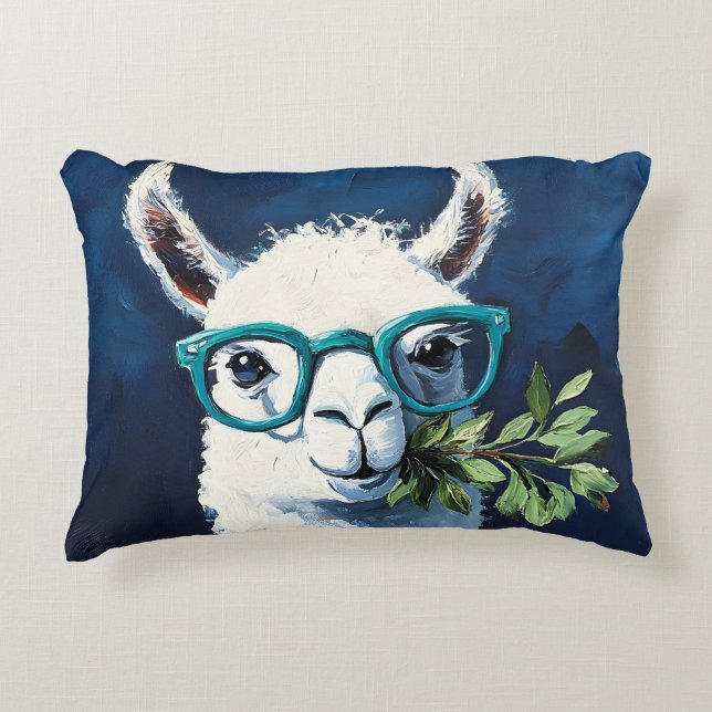 Almofada Decorativa Llama Chic Inteligente (Frente)