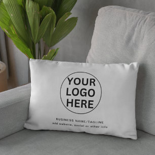 Almofada Decorativa Logotipo e Texto Empresariais Personalizados l Pro