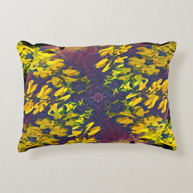 Almofada Decorativa Loop de Corrente Dourada (Frente)