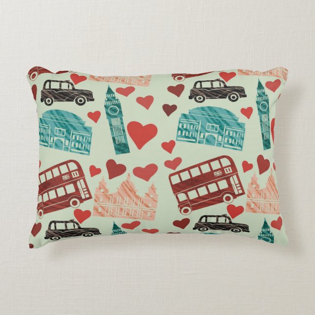 Almofada Decorativa Love London (Frente)