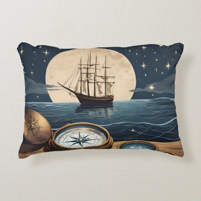 Almofada Decorativa Lua de vela (Frente)