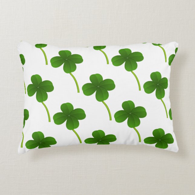 Almofada Decorativa Lucky Quatro Folhas (Frente)