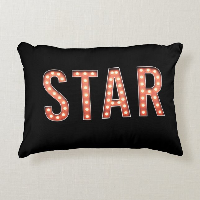 Almofada Decorativa Luzes de sinalização STAR (Frente)