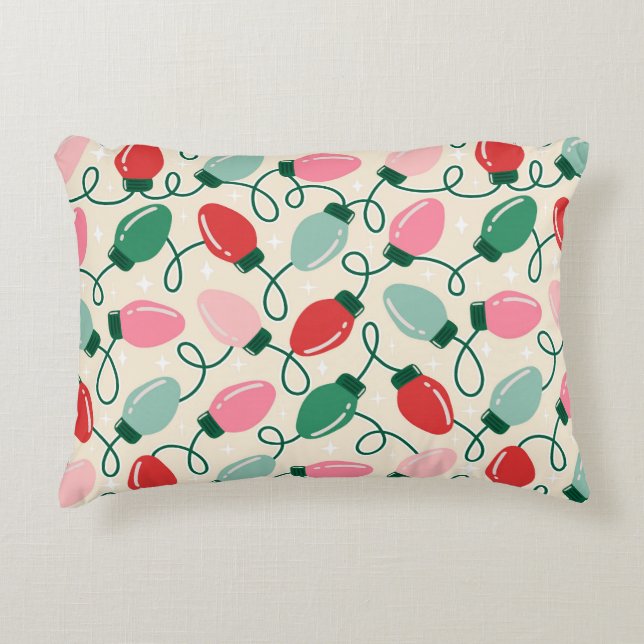 Almofada Decorativa Luzes Retro Glow (Frente)