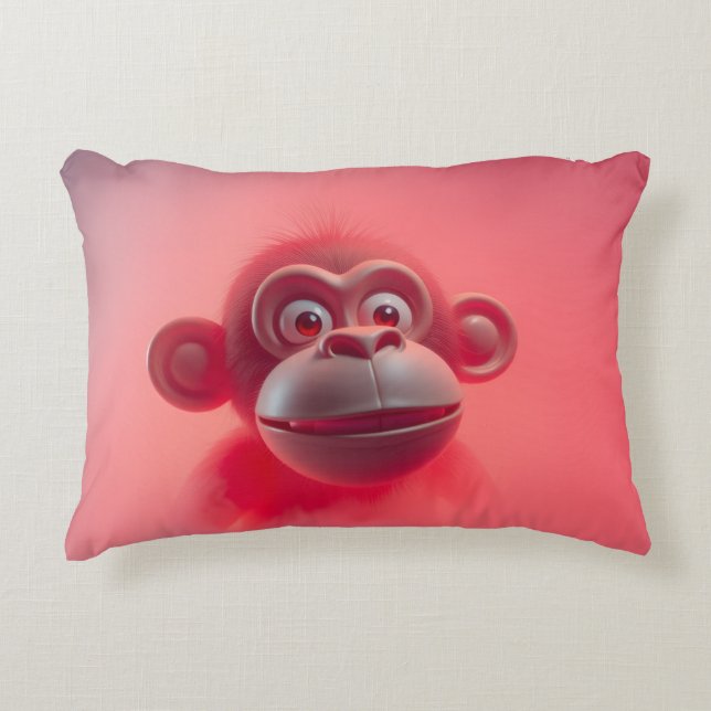 Almofada Decorativa Macaco Divertido (Frente)