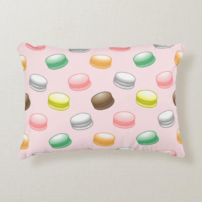 Almofada Decorativa Macarons Coloridos e Bonitos (Frente)